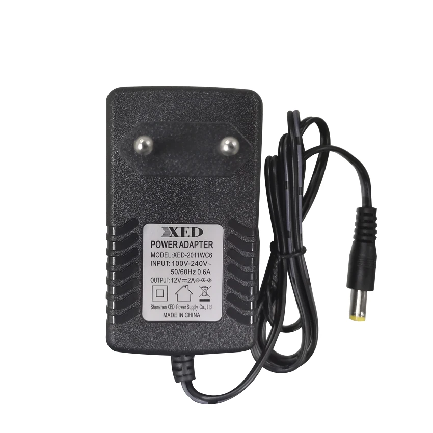 DC12V 2A Европейский штекер Адаптер питания для камеры CCTV Бесплатная доставка|adapter