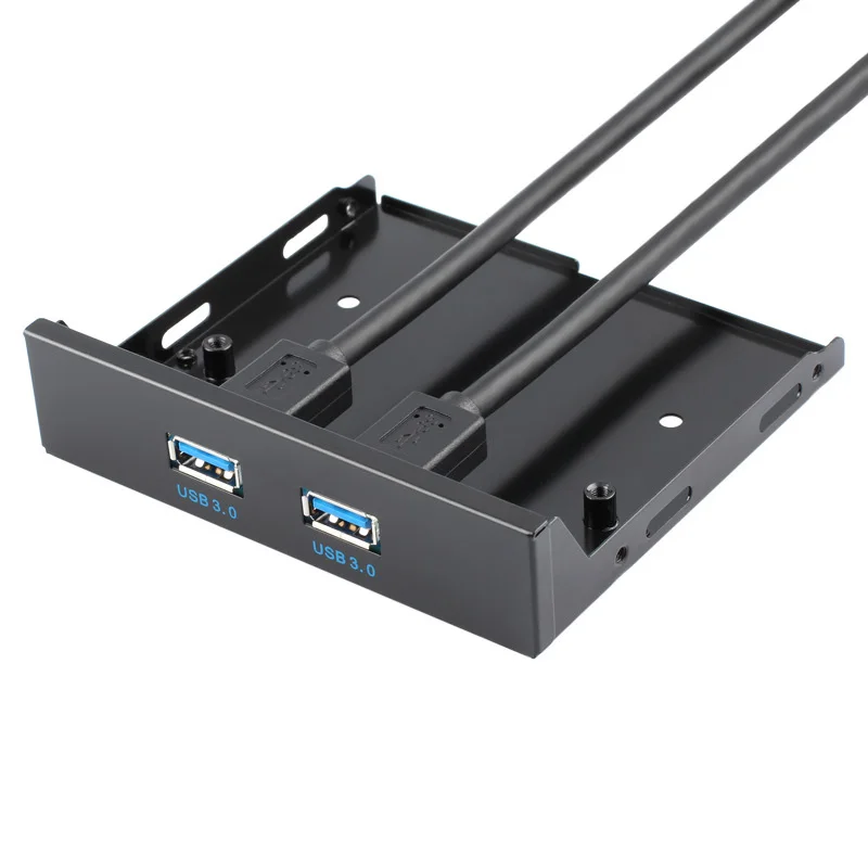 2 Port USB 3.0 En-Labs 4 порта мульти USB-C USB 2,0 USB 3,0 концентратор разветвитель Передняя панель комбинированный кронштейн адаптер для рабочего стола 3,5 дюймов флоппи-отсек - Цвет: 2 Port USB 3.0