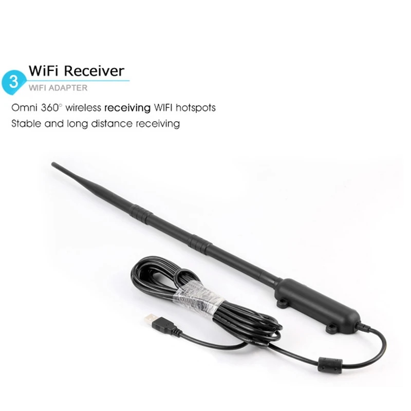 Открытый высокой мощности WiFi роутер USB адаптер большой диапазон антенный сигнал