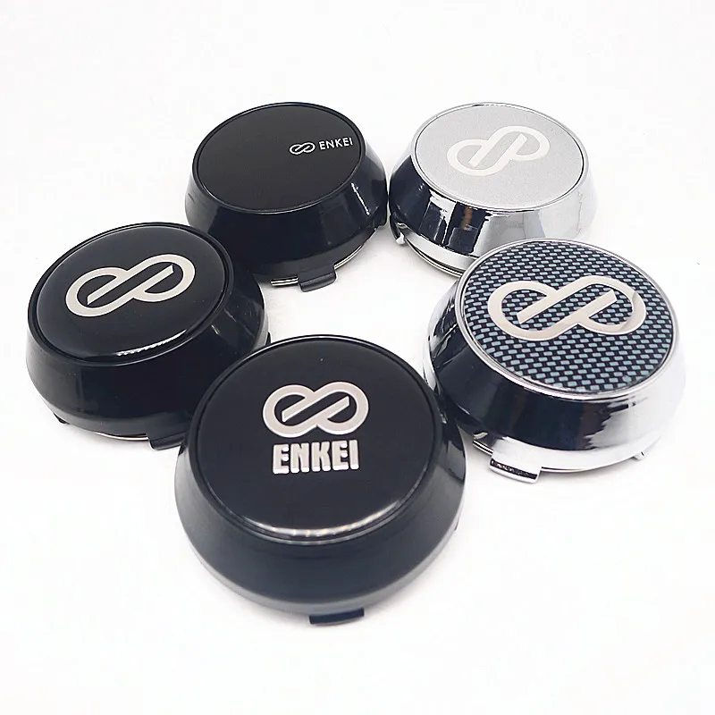 

4pcs 60mm 56mm For Enkei Wheel Center Hub Cap Car Styling Cover 45mm Emblem Badge Stickers Accessories
