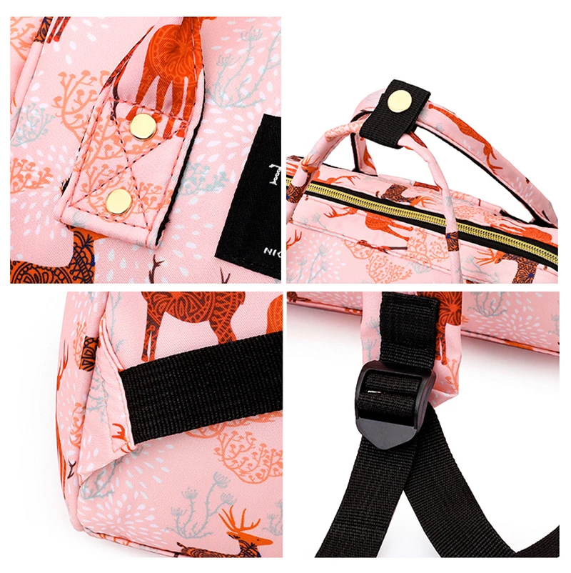 

Fashion Mummy Maternity Nappy Bag Brand Large Capacity Baby Bag Travel Backpack Designer Nursing Bag for Baby Care Women's Bags