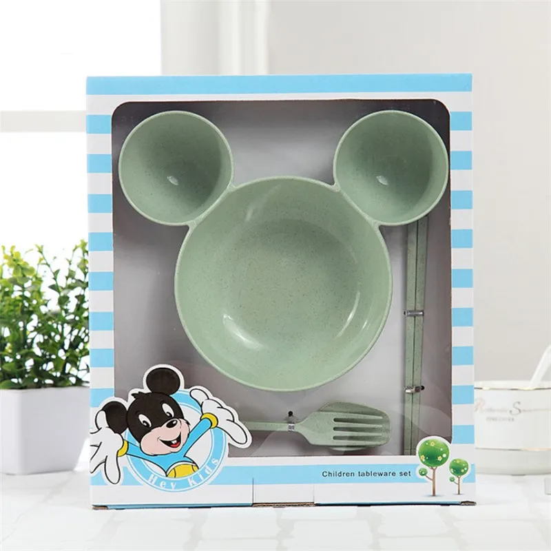 3 шт./компл. кухонная посуда миска пищевой контейнер фрукты пшеничная соломинка