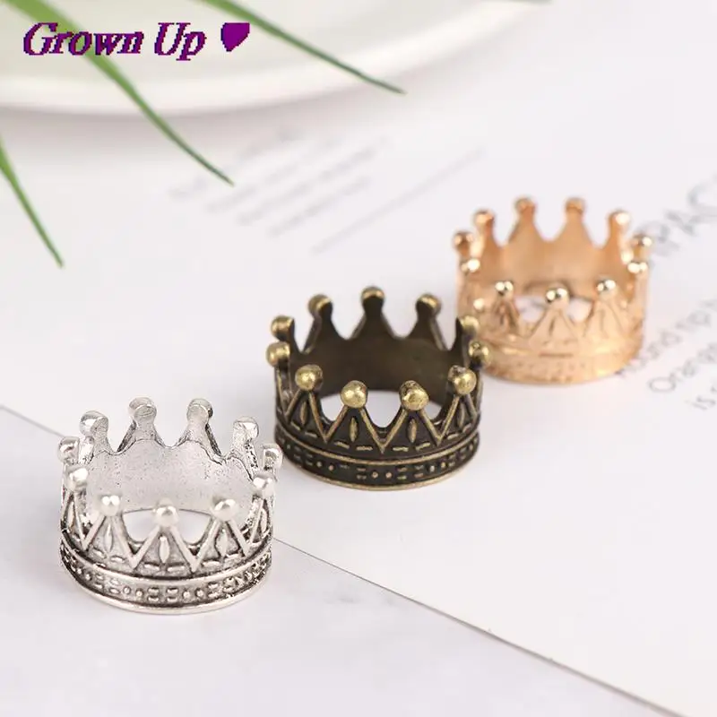 Корона из металлического сплава 1:12 миниатюрный кукольный домик Золотая