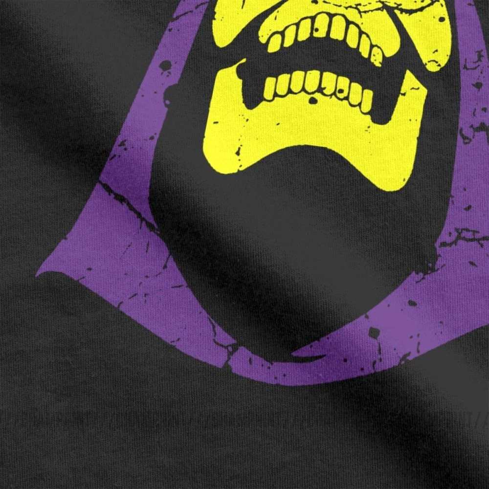 Мужские футболки Masters Of The Universe Skeletor повседневные из 100% хлопка с коротким рукавом