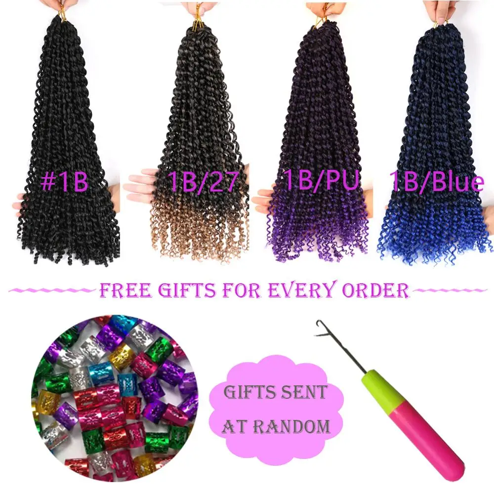 Страсть твист плетение волос Вязание крючком Синтетические вязанные волосы для