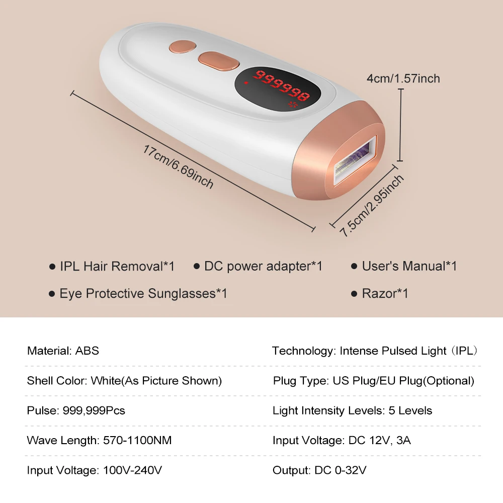 Фотоэпилятор лазерный для женского всего тела | Бытовая техника