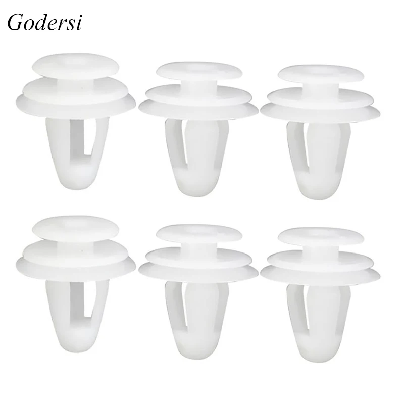 

100 Pcs Universal Door Latch Automobile Bumpers Hole Door Rivet Clips Plastic Buckle Push Fixing Screw Panel Car Accessorie S3R7