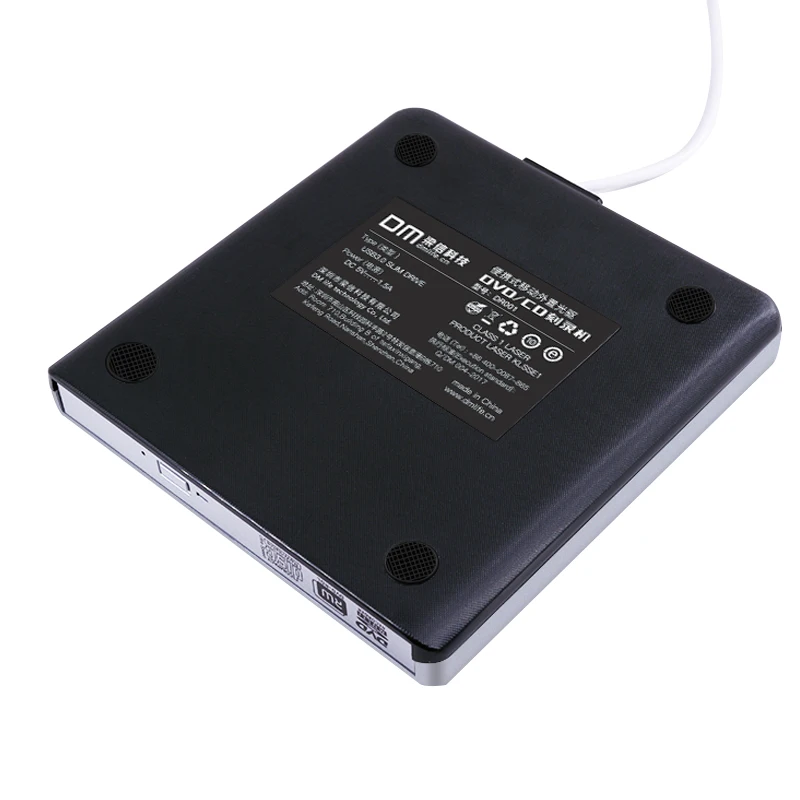 DM USB Оптический привод Внешний 3 0 CD/DVD ROM Combo DVD RW горелка для ноутбука Dell Lenovo Mac OS