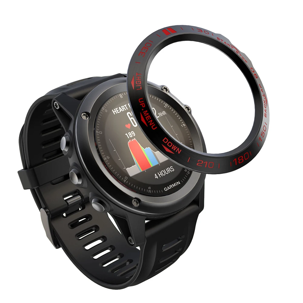 Защитный чехол из нержавеющей стали для смарт-часов Garmin Fenix 5X | Наручные часы