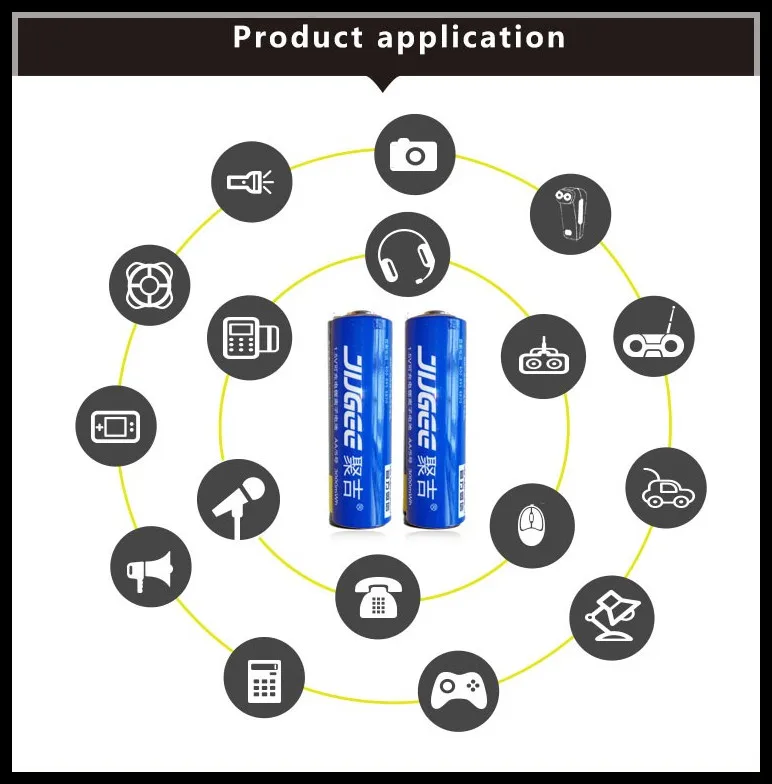 Перезаряжаемый литий-полимерный литий-ионный аккумулятор jugee 4pcs 1 5 v 3000mWh AA |