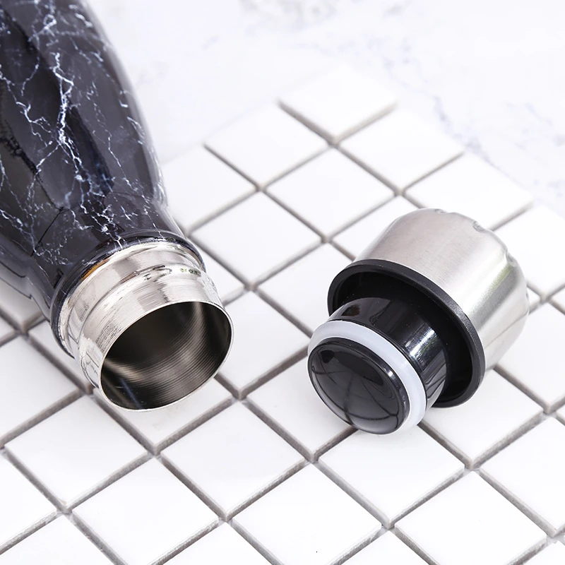 500 мл портативная бутылка для воды вакуумные фляжки изолированная фляжка