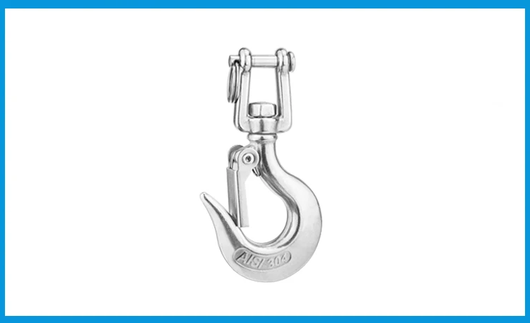 Крюк из нержавеющей стали 304 шарнирный подъемный с защелкой | Обустройство дома