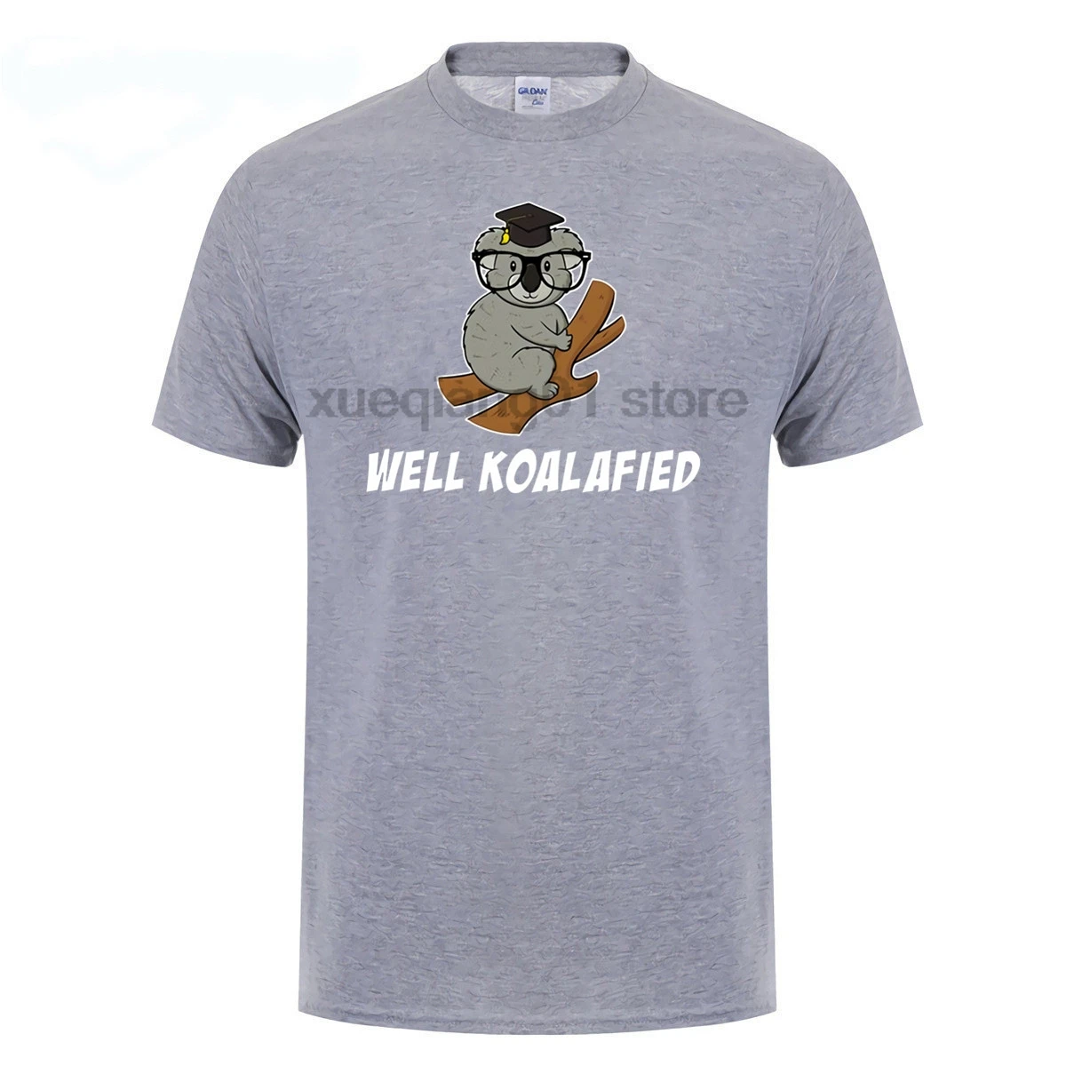 Goed Koalafied Koala Beer grappige dieren woordspeling humor Top T-Shirt 100% katoen Unisex Tshirt | Мужская одежда