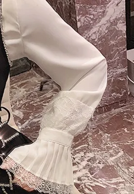 white blouse Fashion Autumn Celebrity Lady's Water Drilled Diamond Double-breasted Suit Dress Slim Shiny Women Blazer Dress - Цвет: white blouse