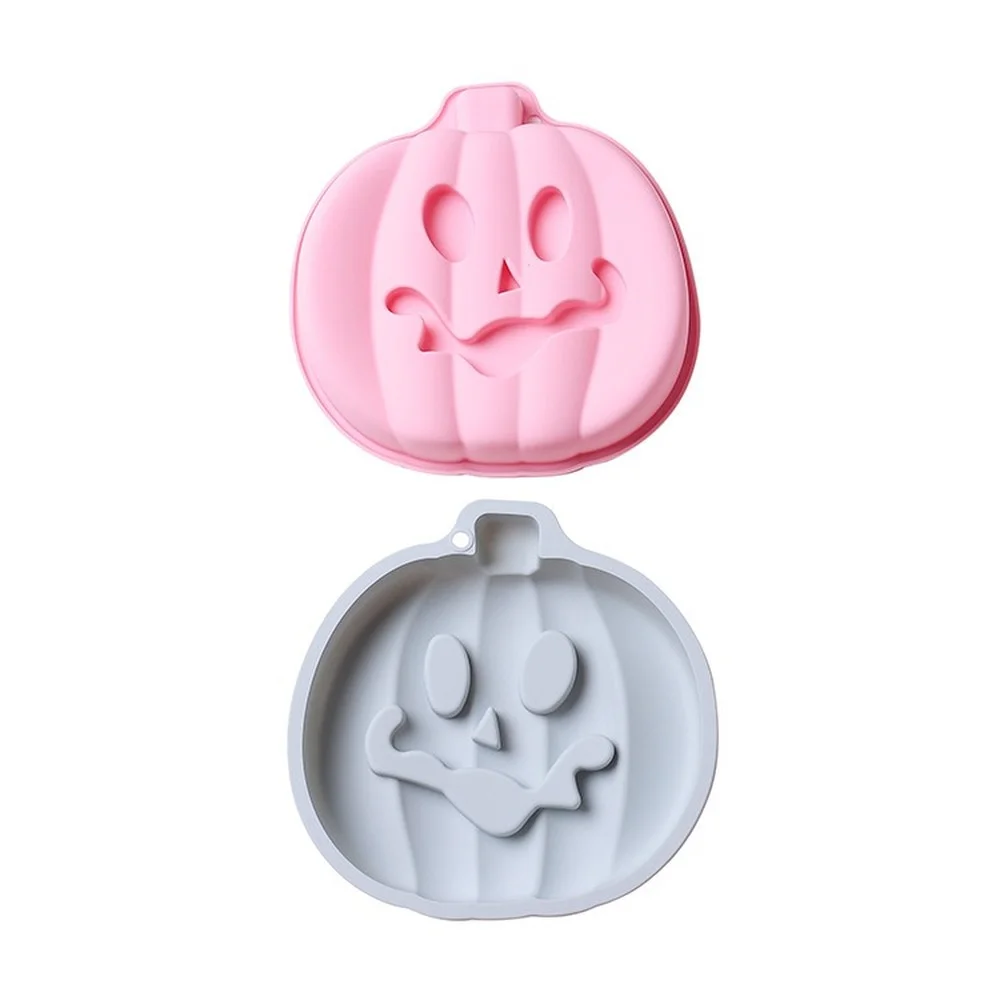 

Halloween 8-inch Pumpkin Mousse Cake Mold French Dessert Mousse Silicone Mold Baking Pan Baking Accessories Kitchen Tools