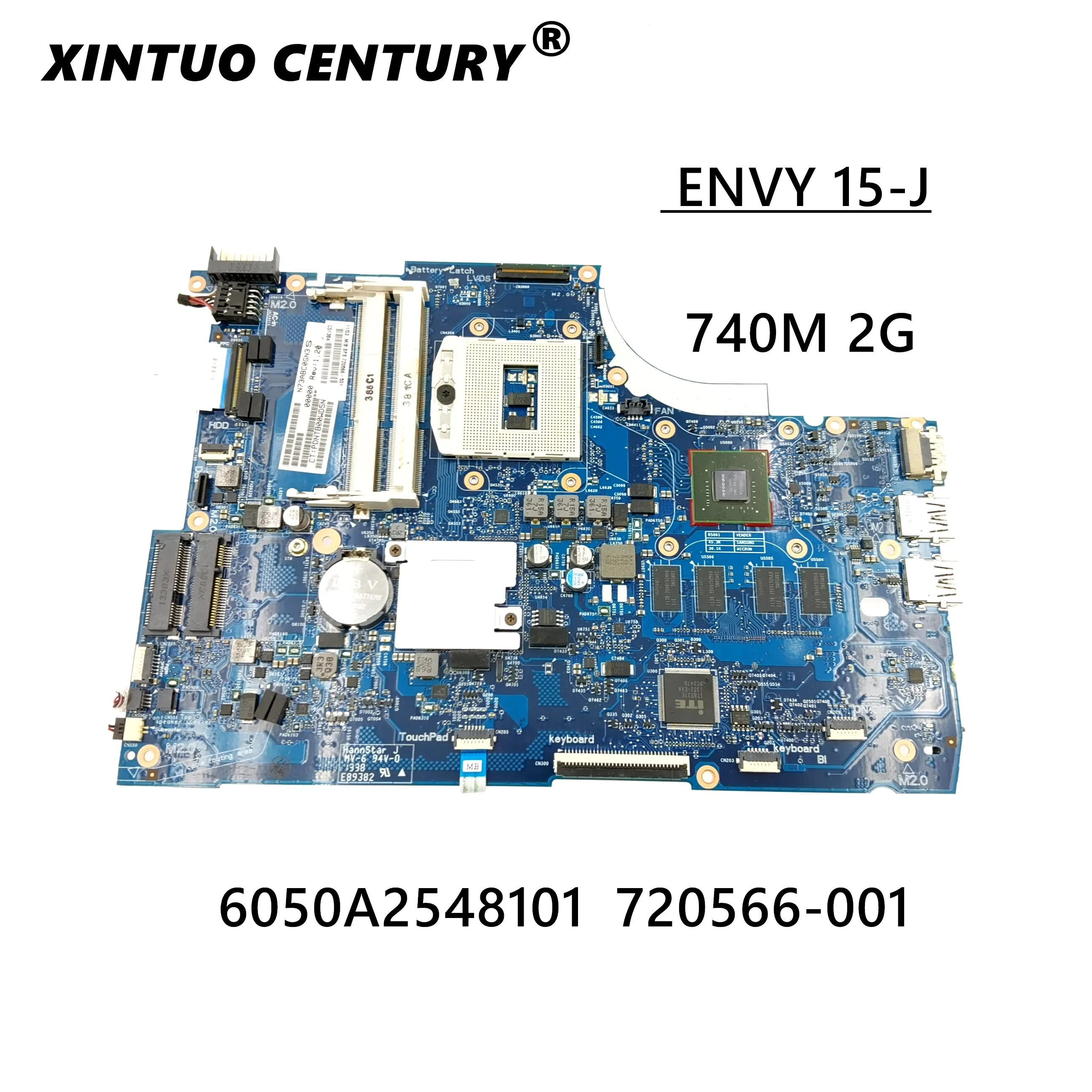 

720566-501 720566-001 6050A2548101-MB-A02 for HP ENVY 15-J 15T-J Laptop motherboard 740M/2G 100% working