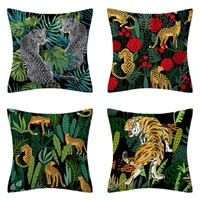 cushion cover pillow covers decorative home pillow 45x45 decorative pillows for sofa decorative pillows leopard linen pillowcase