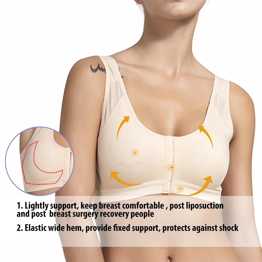 Женский спортивный бюстгальтер KIWI RATA для йоги ударопрочный с перекрестной