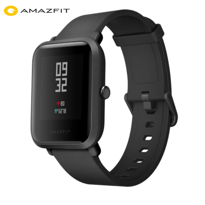 Смарт-часы Amazfit Bip, IP68, водонепроницаемые, Bluetooth, gps, спортивный монитор сердечного ритма, напоминание о звонках, приложение MiFit, Android, iOS