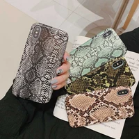 like snake skin texture pu leather phone case iphone 11 pro max se se2 6 6s plus 7 8 plus x xr xs max soft cover coque fundas
