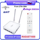 ТВ-приставка UGOOS AM7 Android Amlogic S905X4 AV1 Android 11 ТВ-приставка 4 Гб DDR4 32 Гб 2,4G 5G WiFi Bluetooth 4K HD Смарт ТВ-приставка