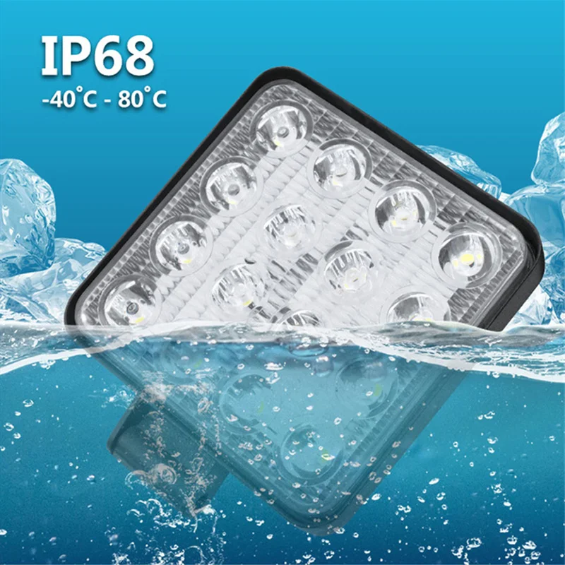 

JHS 4 Inch Led Light 48W Work Light Offroad 4X4 LED Light Bar For Trucks Car Tractor Boat SUV ATV Barra Led 12V Working Light