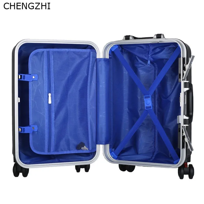 CHENGZHI ABS + PC чемодан на колёсиках spinner для мужчин бизнес пароль женщин путешествий с