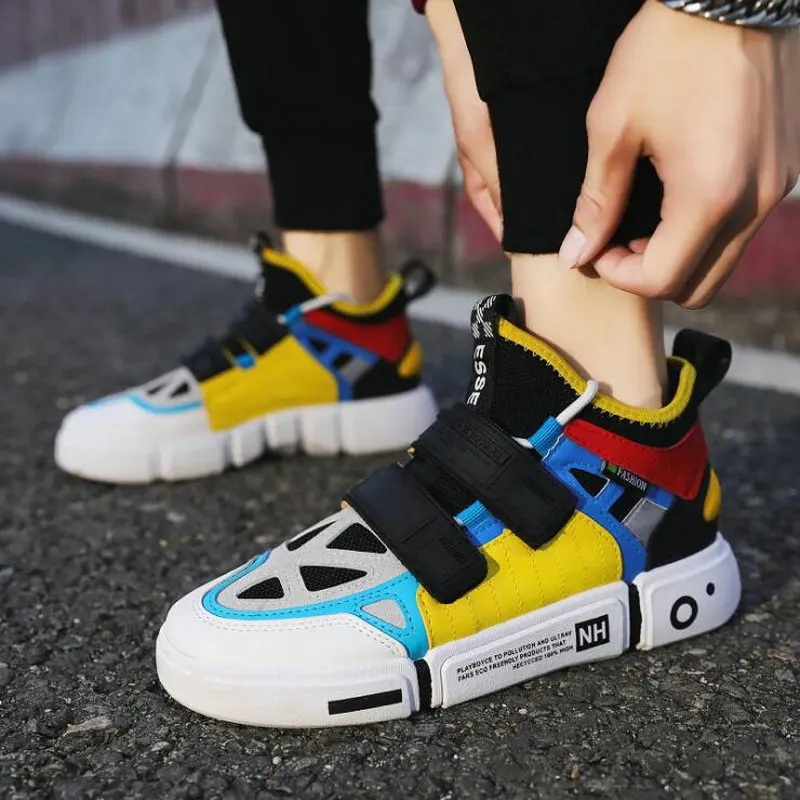 Новая модная уличная мужская повседневная обувь удобные мужские кроссовки для