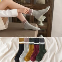 10 pairset socks autumn winter japanese college style cotton socks manufacturer wholesale girl sock cute