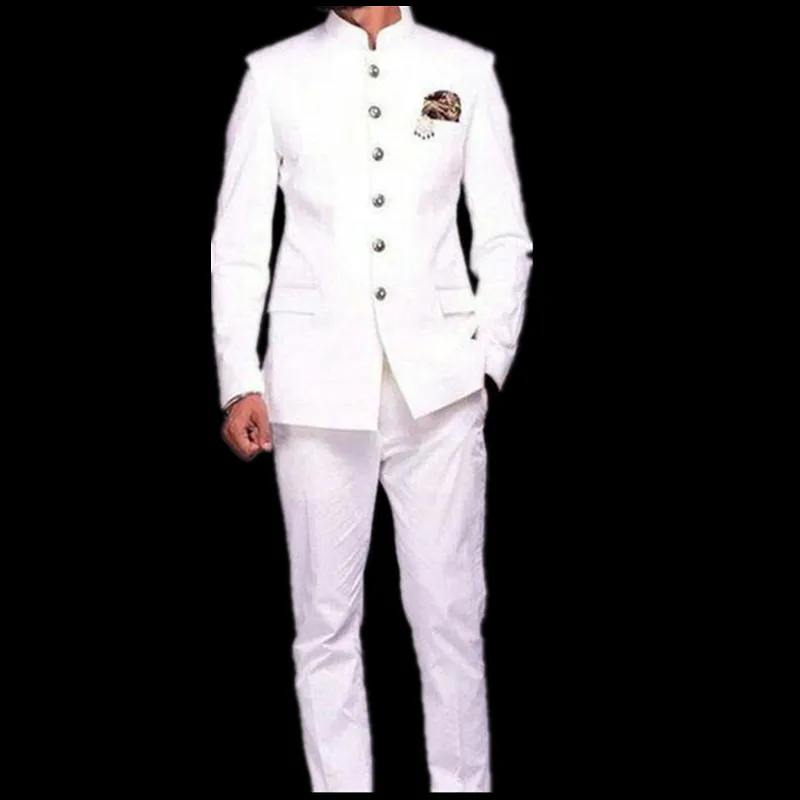 Костюм мужской свадебный в индийском стиле приталенный Блейзер с