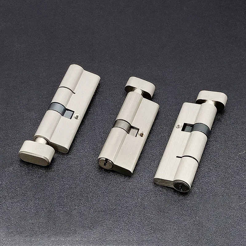 DIY корпус замка из чистой меди фурнитура для безопасности цилиндрический замок