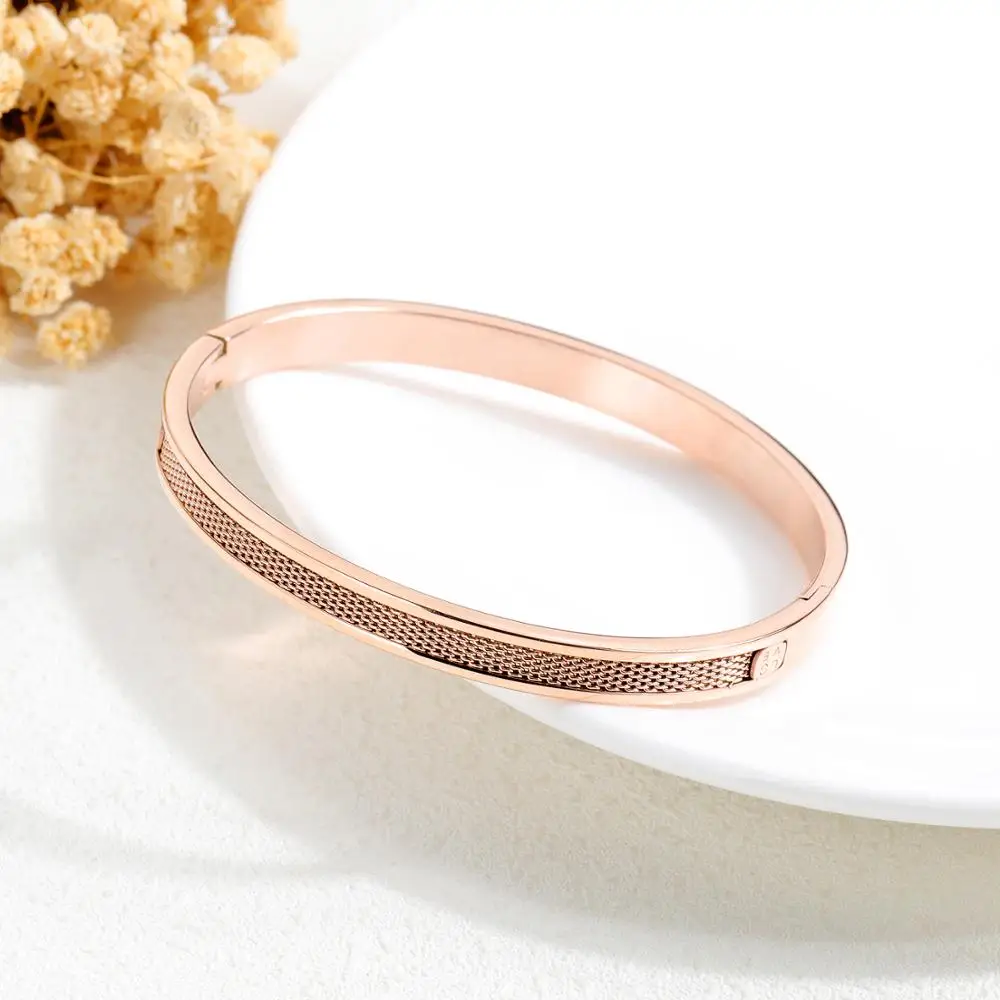 Женский Браслет манжета EyeYoYo 2 цвета нержавеющая сталь свадебный