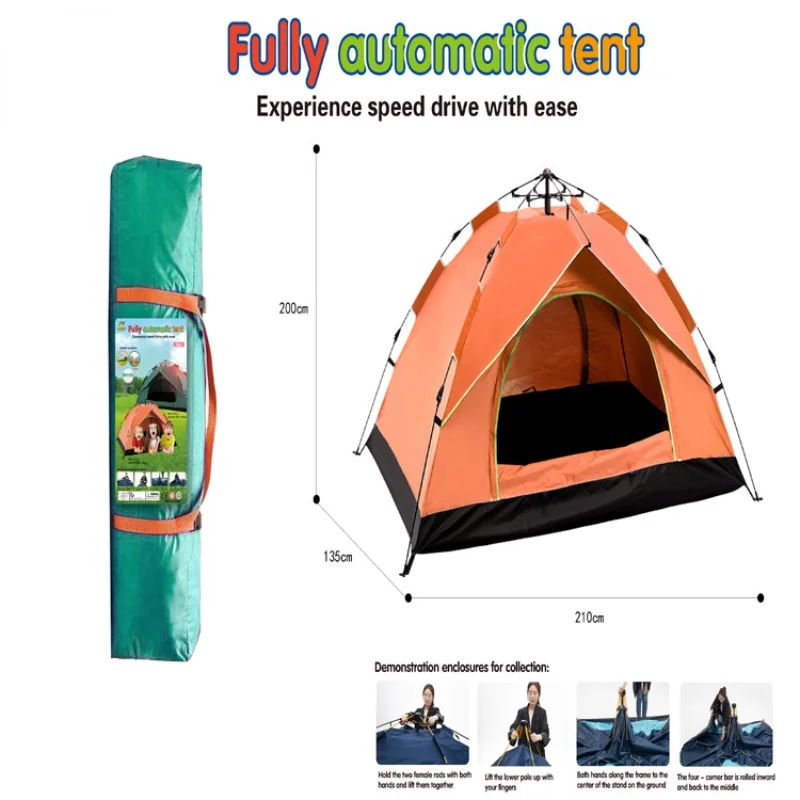 

Portable Automatic Outdoor Tent Camping Thick Rainproof Sunshade Suit, Picnic Outdoor Equipment Easy To Build