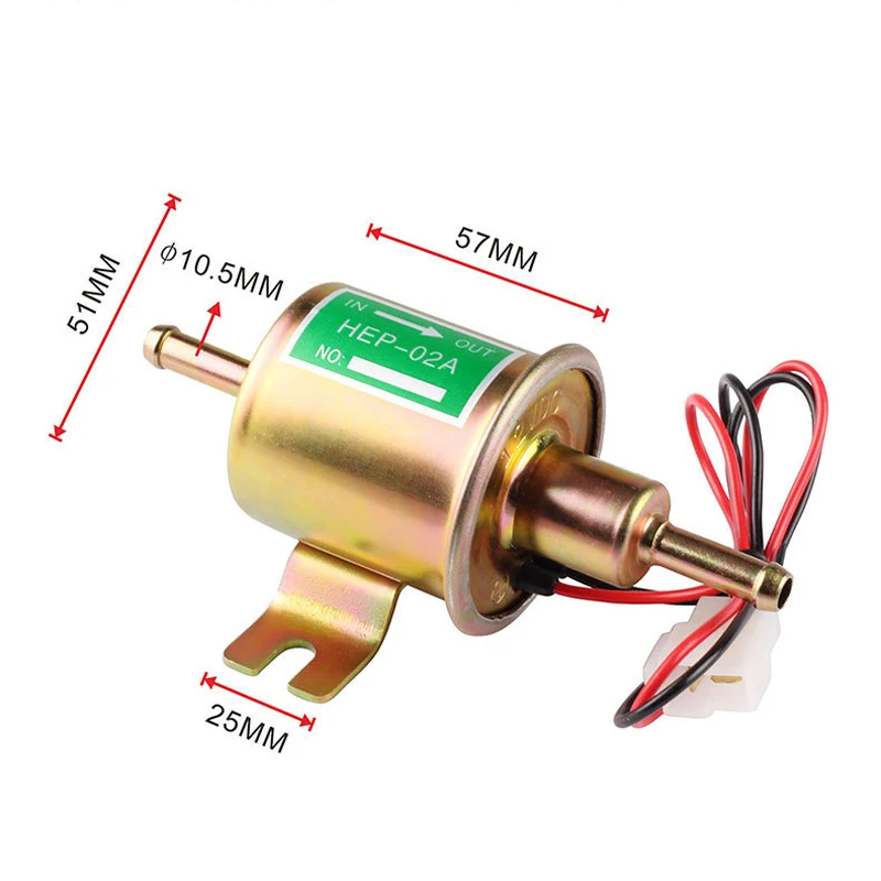 12V низшее Давление из нержавеющей стали масляный насос универсальный