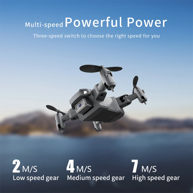 New mini KY905 drone 4K HD camera, 4CH 6 Axis GPS WIFI FPV vision foldable rc quadcopter professional drone