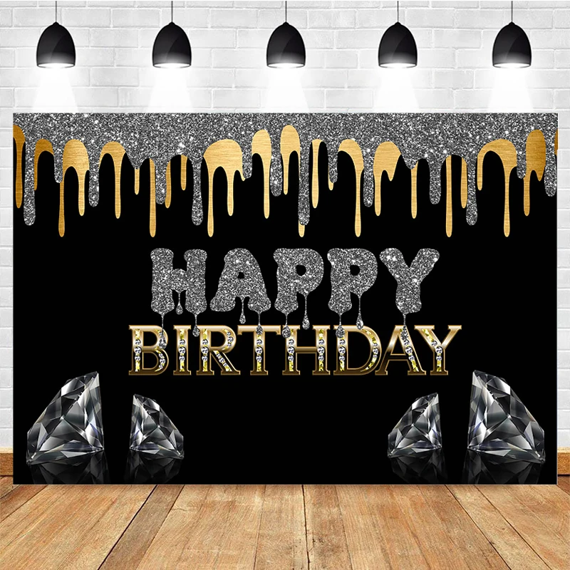 

Mocsicka фон для фотосъемки с днем рождения блестящие алмазные украшения реквизит для взрослых день рождения фон для фото на вечеринке Studio