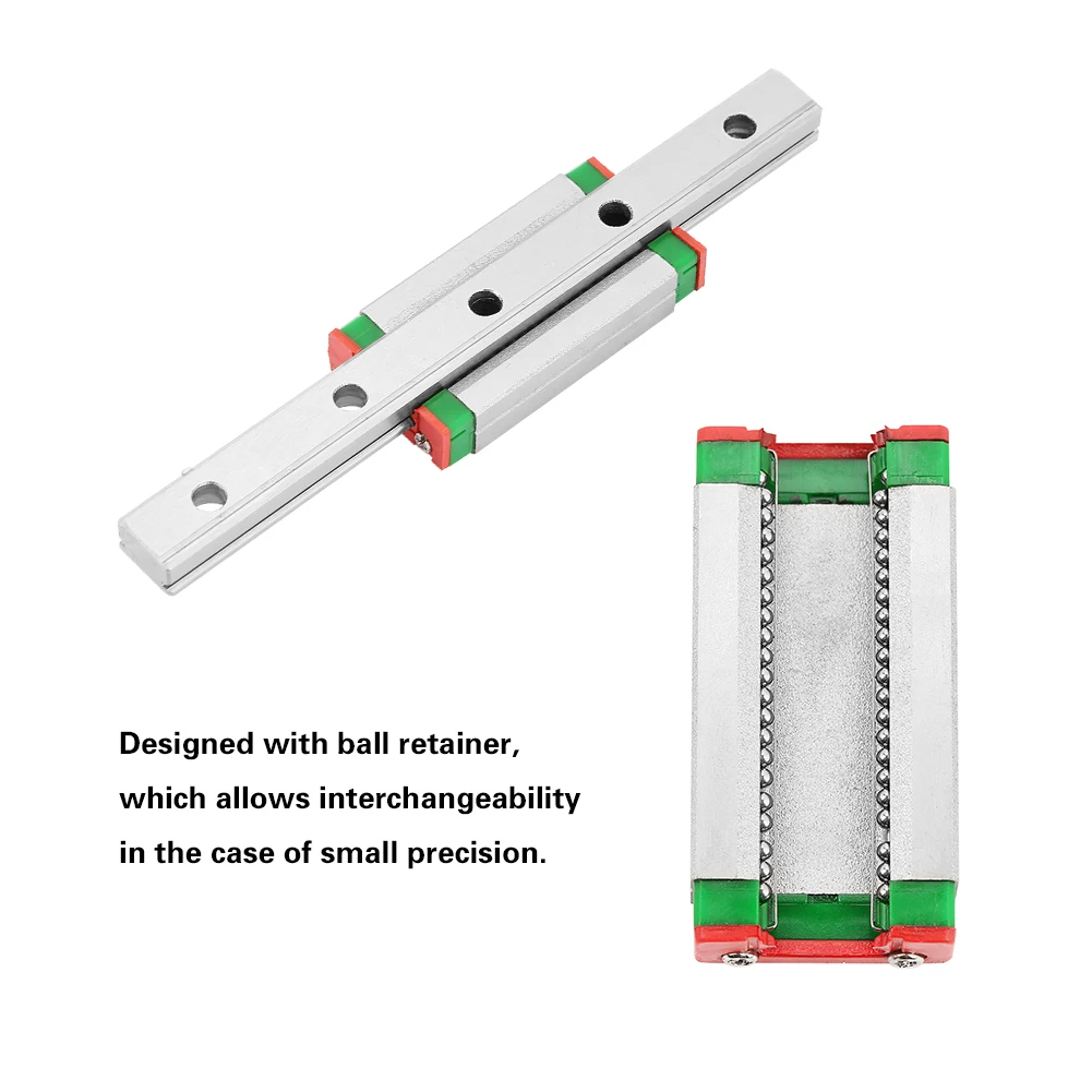 100mm MGN9H Miniature Linear Rail Guide 9mm Width + Slide Block | Обустройство дома