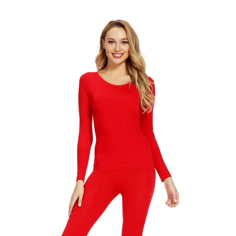 

Seamless Modal Autumn Clothes Autumn Suit Winter Slim-fit Thermal Underwear High-elasticity Base Shirt Thermal Underwear Women