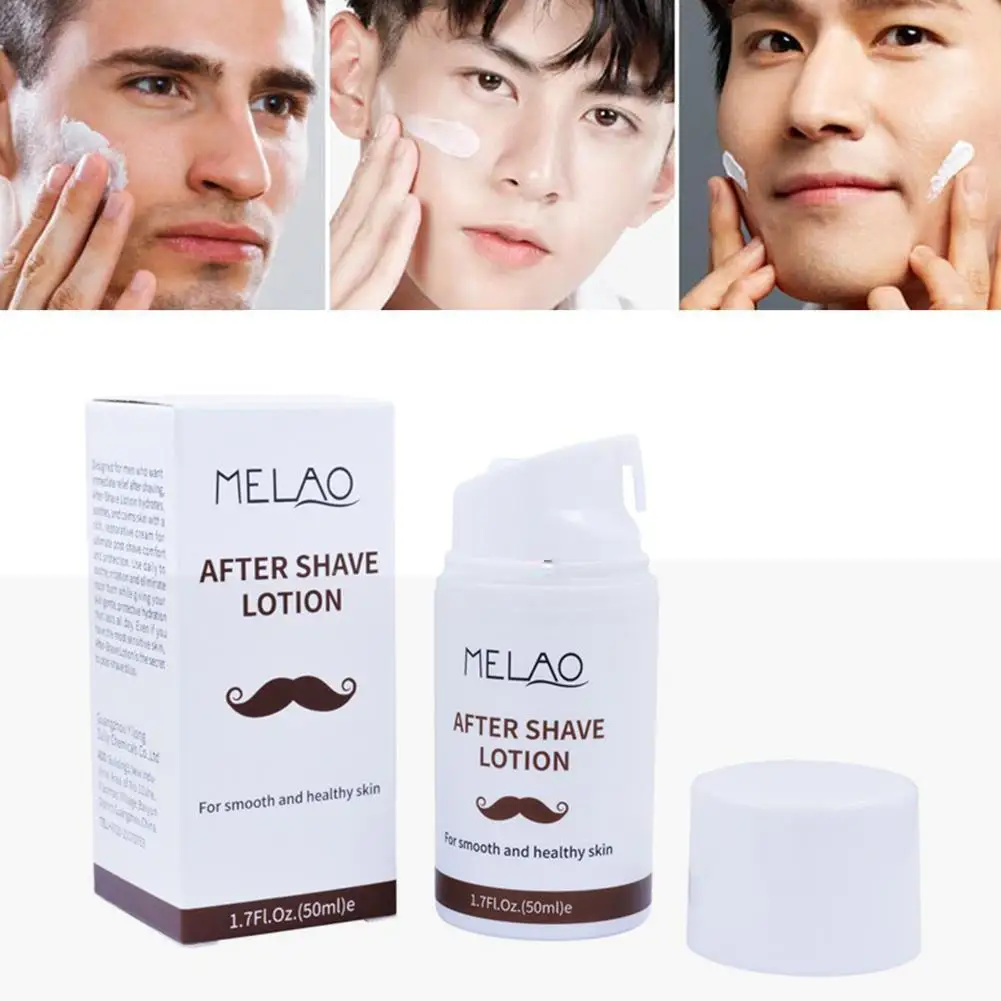 

50g After Shaving Lotion Men Skin Care Face Cream Smooth Balance Whitening Skin Oil Cream Nutrition Moisturizing Care Skin W2L6