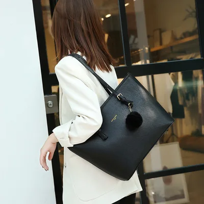 

Women Leather Tote Bag Casual Vintage Women Bags Luxury Handbags Designer Fashion Shoulder Bag Big Female Bag Shopper sac A main