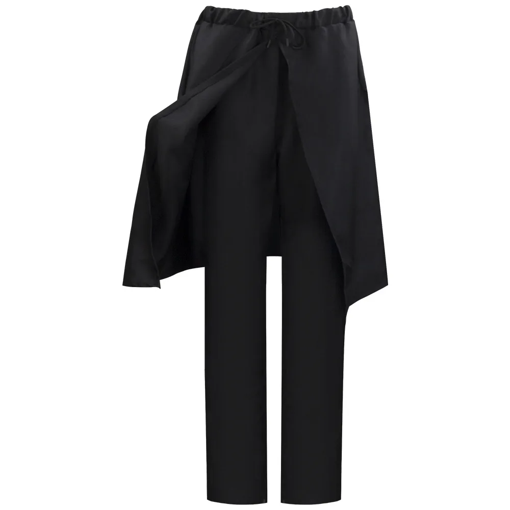 Мужской костюм рыцаря для косплея штаны в средневековом стиле ренессанса черные