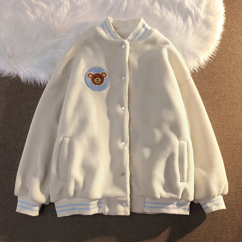 Женская куртка из овечьей шерсти с длинным рукавом | одежда