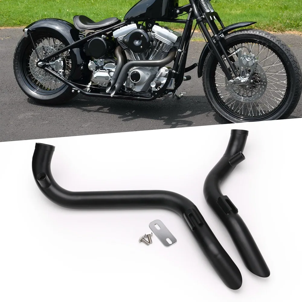 

Motorcycle Retro Cruise Car Stainless Steel 2 Inch Tailpipe, The Product Is Suitable for Harley Retro Prince Cruise