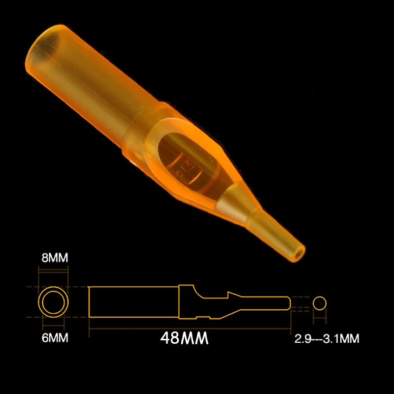 

Лич RT 500 шт./10 коробок Золотая Акула тату насадка наконечник трубка