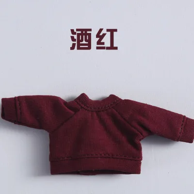

OB11 doll long sleeve hoodie stylish versatile T-shirt available in many colors BJD 1/12 size round Molly doll accessories