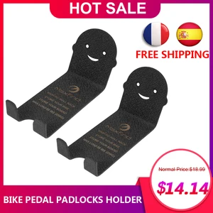 2 шт.компл. велосипедная стойка, велосипедные педали, замки, держатель, настенное крепление на шину, велосипедная настенная опора, вешалка для хранения, подставка, велосипедные аксессуары