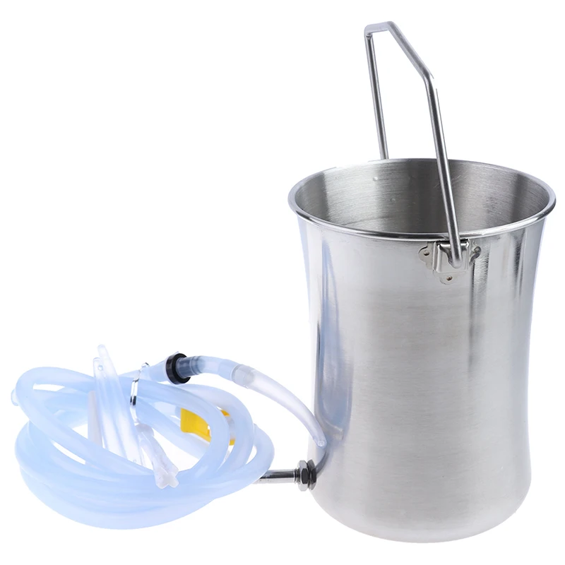 Bucket 2l Enema Washing Enema Set for Colon Cleansing with Silicone Hose Health Flusher Constipation Wash Anal Vagina Cleaner