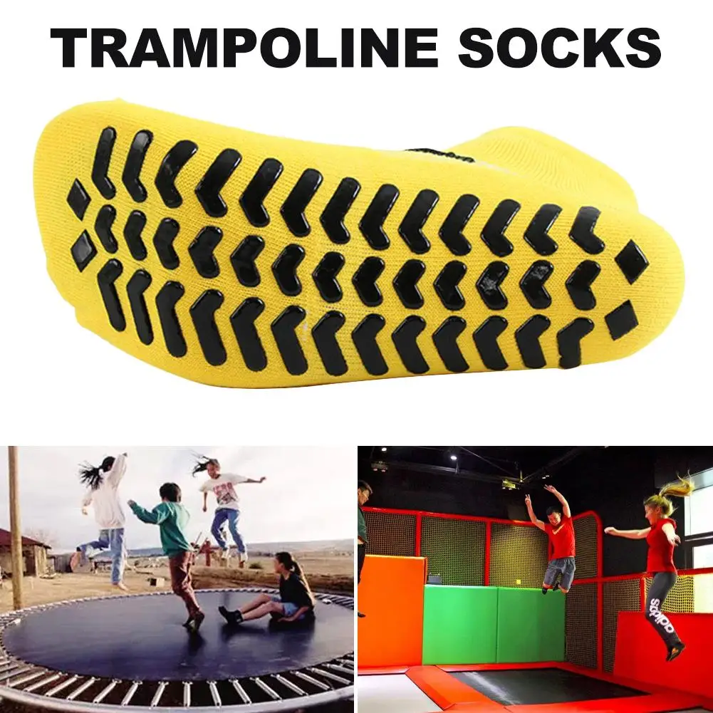 Носки хлопковые нескользящие для детей и взрослых удобные фитнеса спорта 5