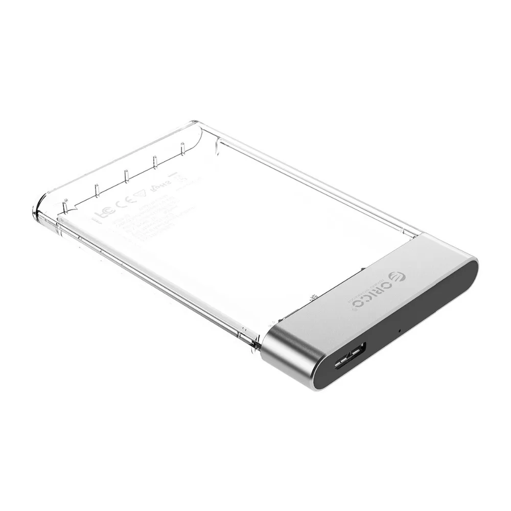 ORICO HDD Case 2.5 inch Transparent Box USB3.0 HDD Enclosure Micro-B SATA to USB 3.0 Hard Disk Case 6Gbps Support 4TB UASP Case