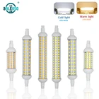 R7S светодиодный ная лампа 6 Вт 9 Вт 12 Вт Точечный светильник 220 в 240 В кукурузные лампы 78 мм 118 мм 135 мм SMD2835 Светодиодная лампа для замены галогенсветильник ильника для прожексветильник